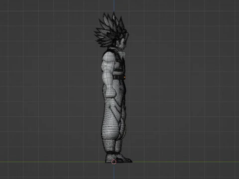 SSJ Trunks - Dragonball 3D Model