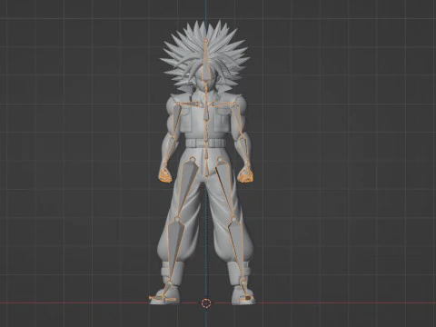 SSJ Trunks - Dragonball 3D Model