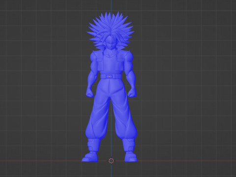 SSJ Trunks - Dragonball 3D 模型