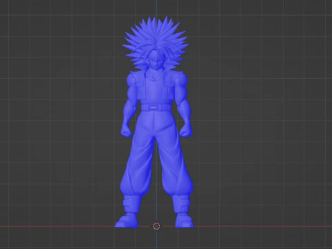 SSJ Trunks - Dragonball 3D Model