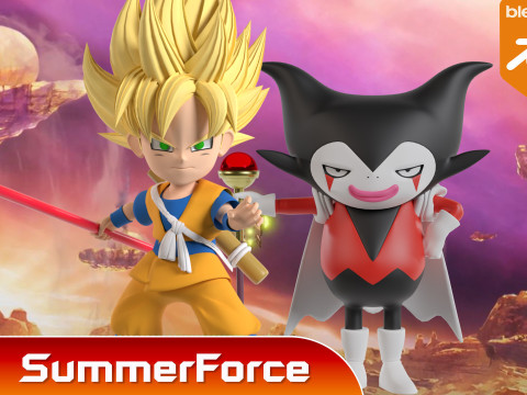 Gomah - Dragonball DAIMA 3Dモデル