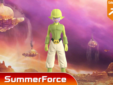 Majin Kuu - Dragonball Daima 3D Model