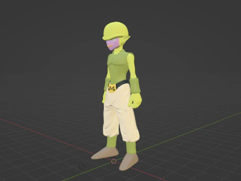 Majin Kuu - Dragonball Daima 3D Model