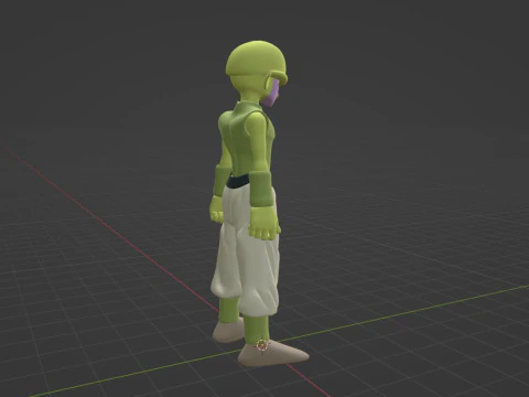 Majin Kuu - Dragonball Daima 3D Model