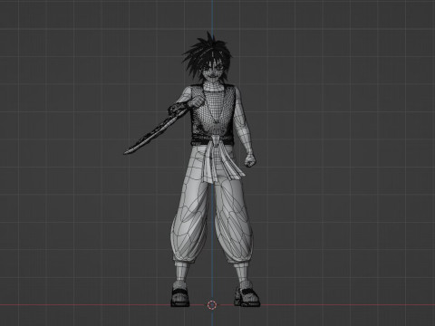 Recca Hanabishi - Flame of Recca 3D-Modell