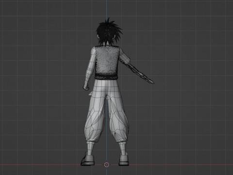 Recca Hanabishi - Flame of Recca 3D-Modell