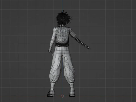 Recca Hanabishi - Flame of Recca 3D Model