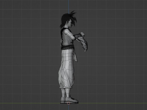 Recca Hanabishi - Flame of Recca 3D-Modell