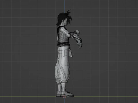 Recca Hanabishi - Flame of Recca 3D Model
