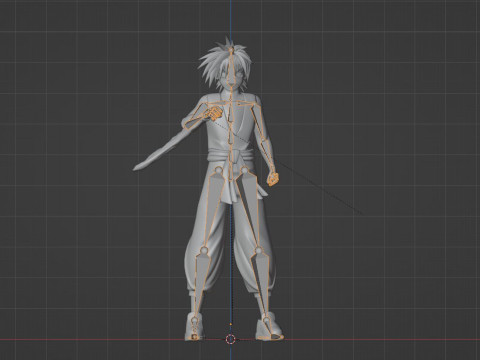 Recca Hanabishi - Flame of Recca 3D-Modell
