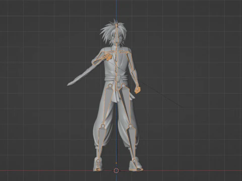 Recca Hanabishi - Flame of Recca 3D Model
