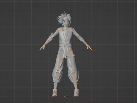 Recca Hanabishi - Flame of Recca 3D-Modell