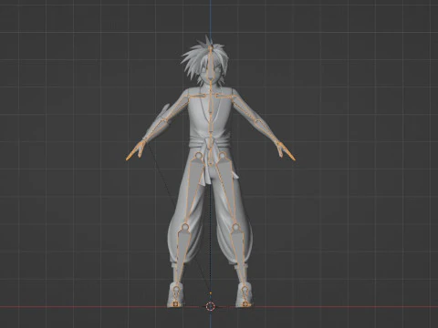 Recca Hanabishi - Flame of Recca 3D Model