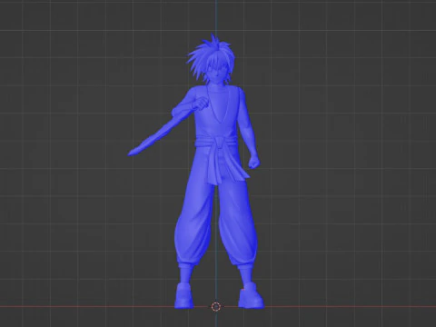Recca Hanabishi - Flame of Recca 3D Model