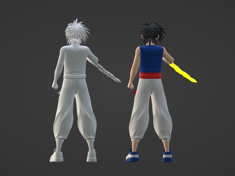 Recca Hanabishi - Flame of Recca 3D-Modell