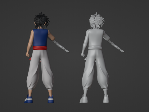 Recca Hanabishi - Flame of Recca 3D-Modell