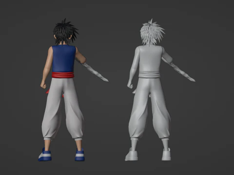 Recca Hanabishi - Flame of Recca 3D Model
