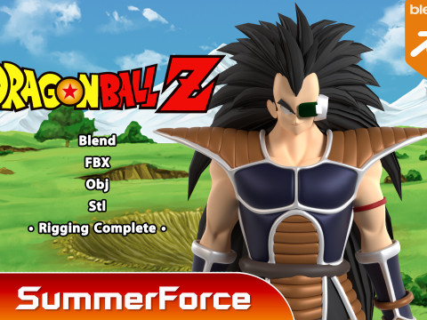 Raditz - Dragonball 3D Model