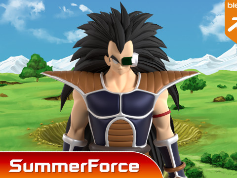 Raditz - Dragonball 3Dモデル