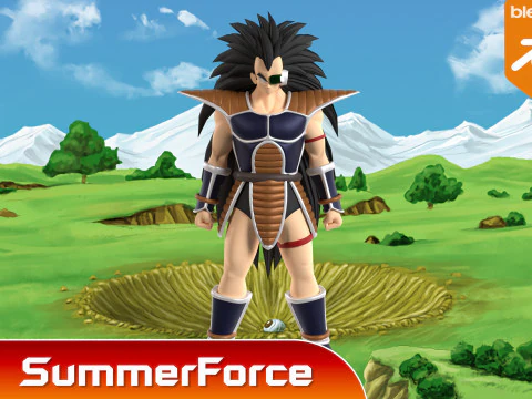 Raditz - Dragonball 3D Model