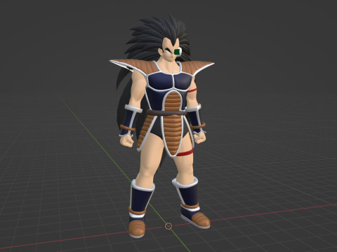 Raditz - Dragonball 3Dモデル