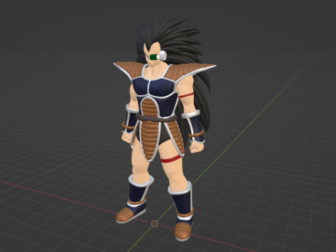 Raditz - Dragonball 3Dモデル