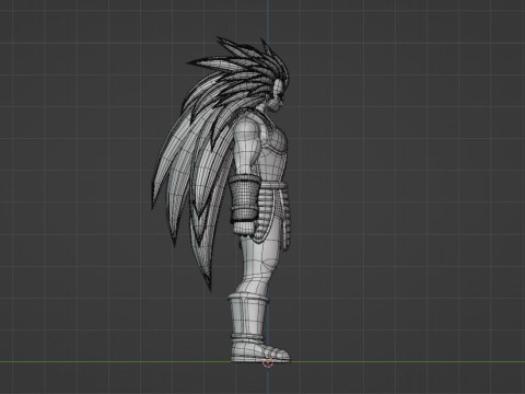 Raditz - Dragonball 3Dモデル