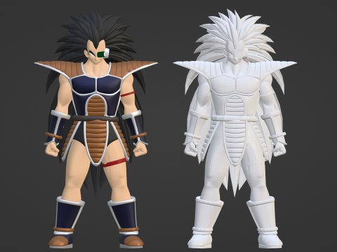Raditz - Dragonball 3Dモデル