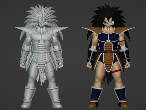 Raditz - Dragonball 3Dモデル