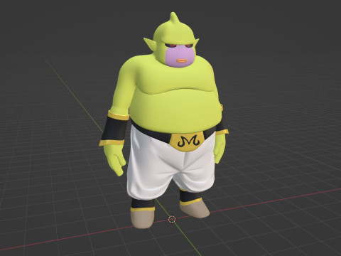 Majin Duu - Dragonball Daima 3D 模型
