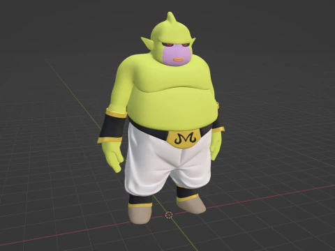 Majin Duu - Dragonball Daima 3D Model