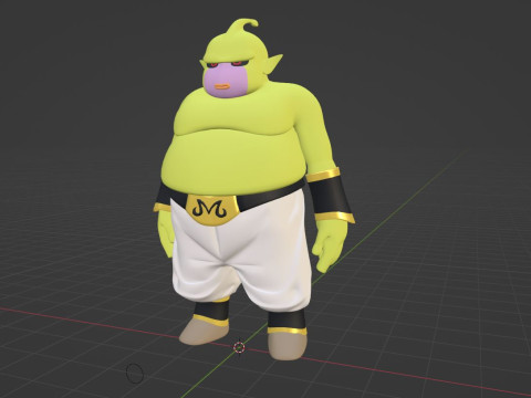 Majin Duu - Dragonball Daima 3D 模型
