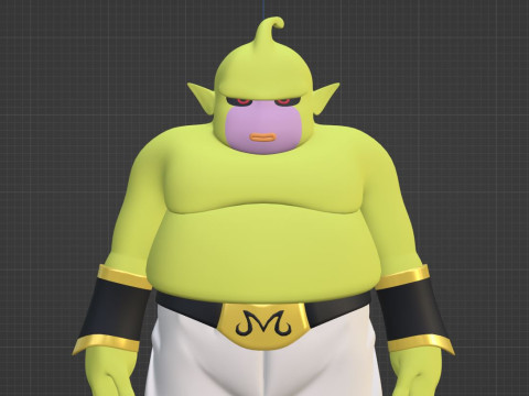Majin Duu - Dragonball Daima 3D 模型