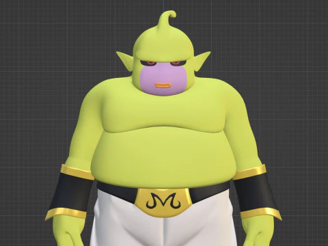 Majin Duu - Dragonball Daima 3D Model
