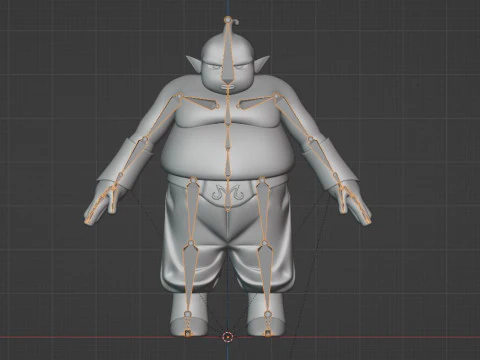 Majin Duu - Dragonball Daima 3D Model