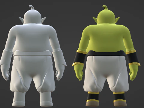 Majin Duu - Dragonball Daima 3D Model