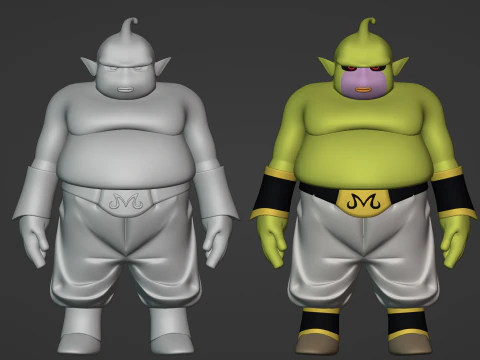Majin Duu - Dragonball Daima 3D Model