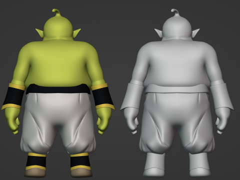 Majin Duu - Dragonball Daima 3D 模型