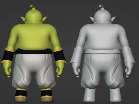 Majin Duu - Dragonball Daima 3D Model