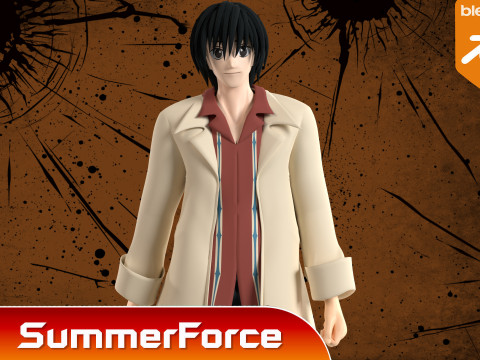 Yoichi Nagumo - Sakamoto days 3D-Modell