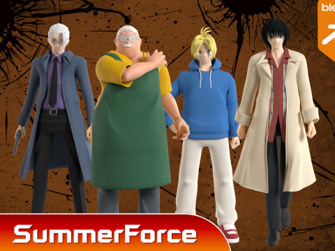 Yoichi Nagumo - Sakamoto days 3D-Modell