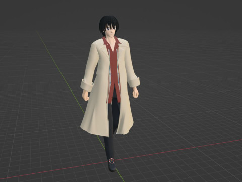 Yoichi Nagumo - Sakamoto days 3D-Modell