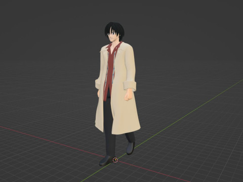 Yoichi Nagumo - Sakamoto days 3D-Modell