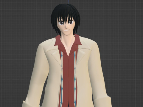 Yoichi Nagumo - Sakamoto days 3D-Modell