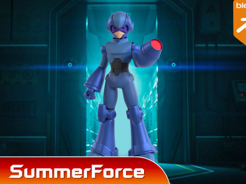 Mega Man - Secret Level 3Dモデル