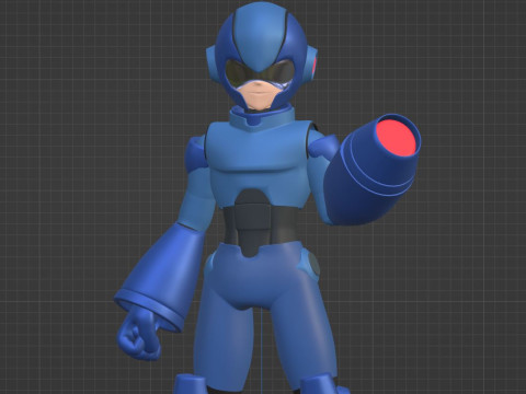 Mega Man - Secret Level 3Dモデル