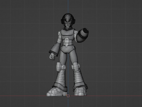 Mega Man - Secret Level 3Dモデル