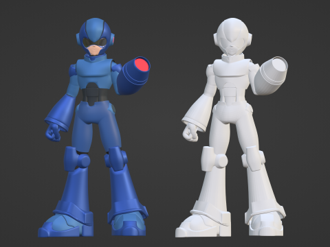 Mega Man - Secret Level 3Dモデル