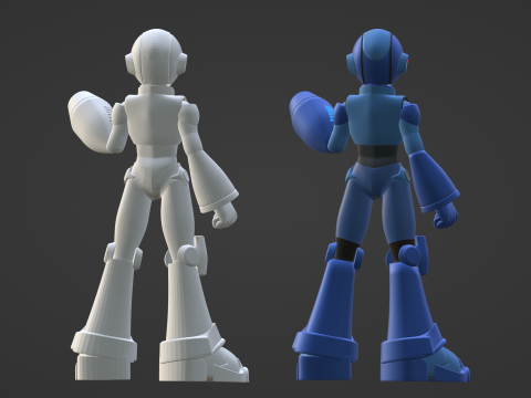 Mega Man - Secret Level 3Dモデル