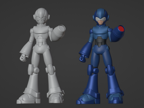 Mega Man - Secret Level 3Dモデル